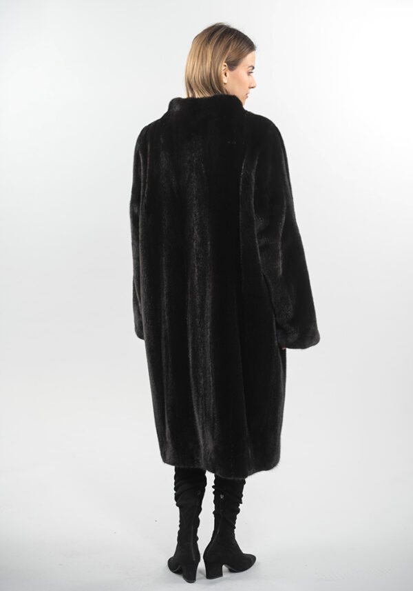 Black Mink Fur Coat